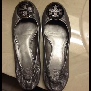 Tory Burch Metallic lamb reva flats Tory Burch Metallic lamb reva flats