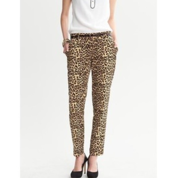 Banana Republic Pants - Beautiful leopard print pants! 2 Banana Republic Pants - Beautiful leopard print pants! 2