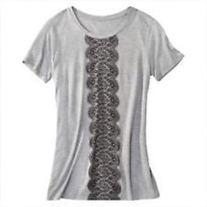 Jason Wu for Target Grey Lace Tee Jason Wu for Target Grey Lace Tee