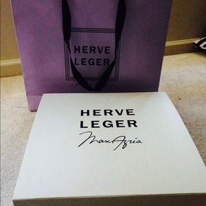 Herve leger Nazik strapless bandage dress-NWT Herve leger Nazik strapless bandage dress-NWT