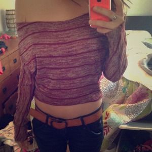Maroon off the shoulder sweater Maroon off the shoulder sweater