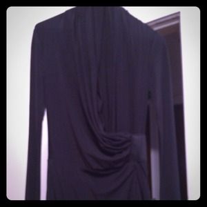 All Saints wrap dress elegant Drape Dark Beauty All Saints wrap dress elegant Drape Dark Beauty