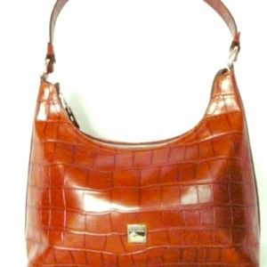 Dooney & Bourke Cognac Leather Hobo Bag Dooney & Bourke Cognac Leather Hobo Bag