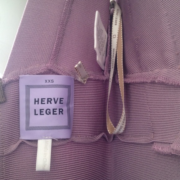 Herve Leger Dresses & Skirts - Herve Leger V-Neck Lilac Bandage Dress 3 Herve Leger Dresses & Skirts - Herve Leger V-Neck Lilac Bandage Dress 3