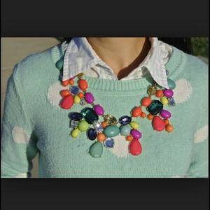mint polka dotted sweater mint polka dotted sweater