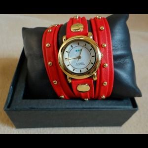 La Mer Collections Wrap Around Studed Watch La Mer Collections Wrap Around Studed Watch