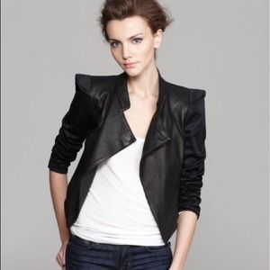 Alice + Olivia luzia leather Moto jacket Alice + Olivia luzia leather Moto jacket