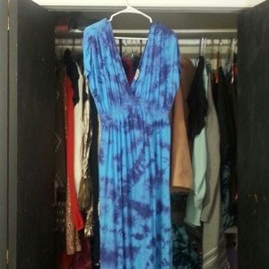 Tie dye watercolor maxi dress Tie dye watercolor maxi dress