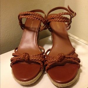 Sole Society cognac wedge Sole Society cognac wedge