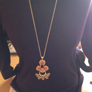 J Crew Floral Pendant Necklace J Crew Floral Pendant Necklace