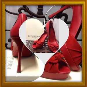 Yves Saint Laurent Red Shoes Yves Saint Laurent Red Shoes