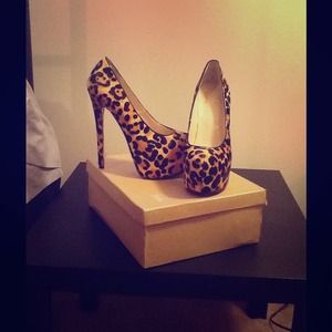 Christian Louboutin Shoes - Cheetah Platform Pumps Christian Louboutin Shoes - Cheetah Platform Pumps