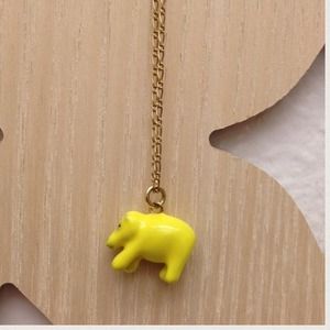 4/18 off-duty HP!J.Crew yellow antelope necklace 4/18 off-duty HP!J.Crew yellow antelope necklace