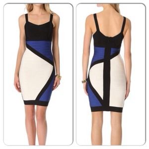 Herve Leger Multi Color Dress Herve Leger Multi Color Dress