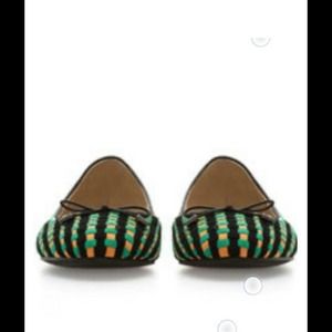 Zara Checkered Ballerina shoe size 6. Zara Checkered Ballerina shoe size 6.