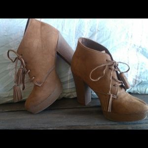 Lace up booties with tassle 8 Lace up booties with tassle 8