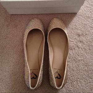 Steve Madden I-Dreemy Blush Multi Sequin Flats Steve Madden I-Dreemy Blush Multi Sequin Flats