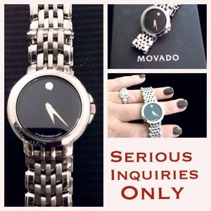 Authentic diamond face Movado watch. Authentic diamond face Movado watch.