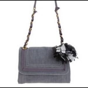LANVIN Pom Pon PM Jean Bag w/ Grosgrain Ribbon NWT LANVIN Pom Pon PM Jean Bag w/ Grosgrain Ribbon NWT