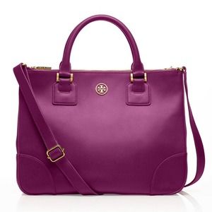 Tory Burch Robinson Tote - Pretty Violet Tory Burch Robinson Tote - Pretty Violet