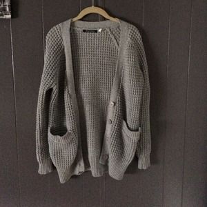 Thick knit cardigan Thick knit cardigan