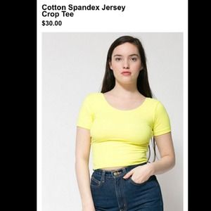 American Apparel Crop Top American Apparel Crop Top