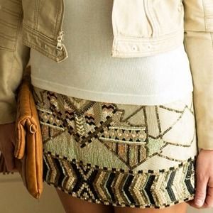 All saints sequins aztec mini skirt 4 All saints sequins aztec mini skirt 4