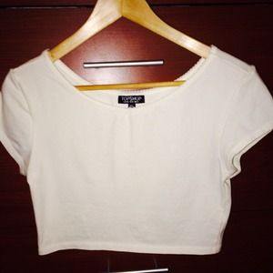 Topshop Crop Shirt Topshop Crop Shirt
