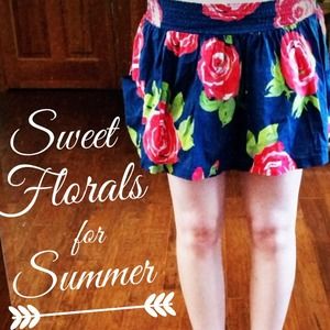 Abercrombie & Fitch Dresses & Skirts - Abercrombie Floral Skirt Abercrombie & Fitch Dresses & Skirts - Abercrombie Floral Skirt