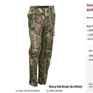 Guide series Mossy Oak breakup airmesh pants Guide series Mossy Oak breakup airmesh pants