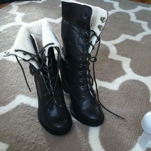 Brown lace up boots by Chinese Laundry Brown lace up boots by Chinese Laundry