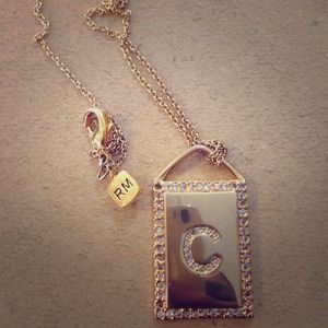 Rebecca Minkoff Necklace initial C Rebecca Minkoff Necklace initial C