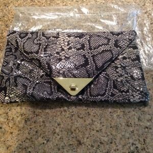 NWOT ASOS Snakeskin Envelope Clutch NWOT ASOS Snakeskin Envelope Clutch
