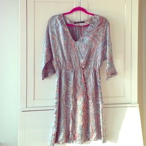 Silk Paisley Zara Dress Silk Paisley Zara Dress