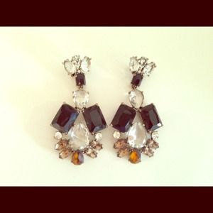 J. Crew crystal earrings for pierced ears J. Crew crystal earrings for pierced ears
