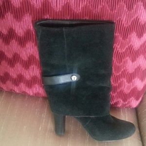 Tahari suede cuffed boots Tahari suede cuffed boots