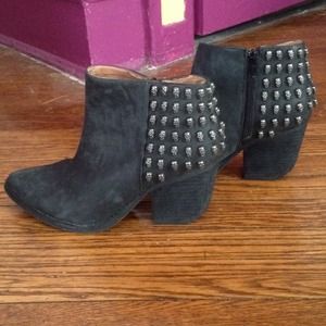 Jeffrey Campbell Leather Skull Booties, Size 7 Jeffrey Campbell Leather Skull Booties, Size 7