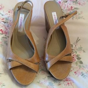 Exhilaration Shoes - Tan platform Wedges Exhilaration Shoes - Tan platform Wedges