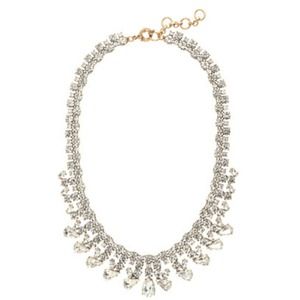 J. Crew Crystal Teardrops Necklace J. Crew Crystal Teardrops Necklace