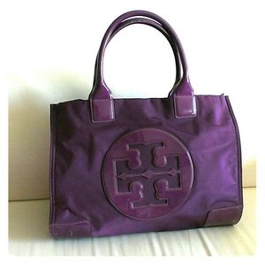 Tory Burch Violet Nylon Ella Tote Tory Burch Violet Nylon Ella Tote