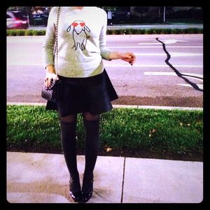 Express Dresses & Skirts - "Leather" Flared Skirt Express Dresses & Skirts - "Leather" Flared Skirt