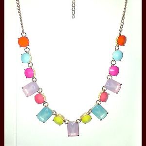 Colorful rhinestone statement necklace Colorful rhinestone statement necklace