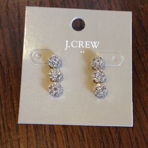 J.crew CRYSTAL DROP STUD EARRINGS J.crew CRYSTAL DROP STUD EARRINGS