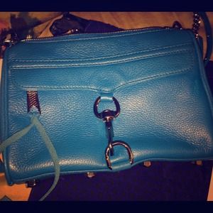 NWT Rebecca Minkoff Mini MAC turquoise blue NWT Rebecca Minkoff Mini MAC turquoise blue