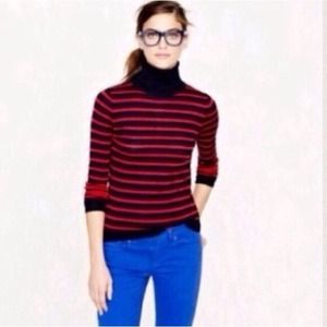 J. Crew Sweaters - J. CREW Merino Stripe Turtleneck J. Crew Sweaters - J. CREW Merino Stripe Turtleneck