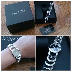MOVADO Rondiro stainless steel mirror face watch MOVADO Rondiro stainless steel mirror face watch