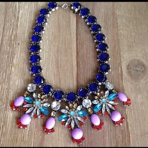 Cobalt Blue Crystal Statement Necklace ❤️ Cobalt Blue Crystal Statement Necklace ❤️