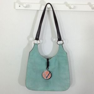 Authentic Valentino Aqua Suede Hobo Bag Authentic Valentino Aqua Suede Hobo Bag