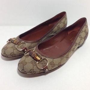Gucci Monogram Bamboo Flats Gucci Monogram Bamboo Flats