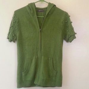 Forest green zip up sweater Forest green zip up sweater
